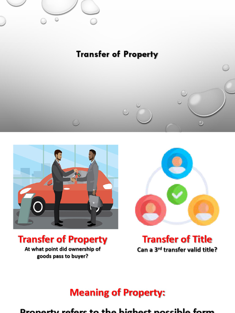 Passing of Ownership in Goods | PDF | Ownership | Private Law