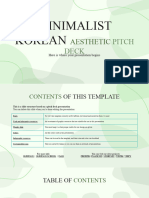 Копие На Minimalist Korean Aesthetic Pitch Deck XL Green Variant by Slidesgo