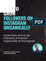 How To Grow Followers On Instagram Organically