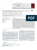 Conversion Equations Between Olsen-P and Other Methods Used To Assess Plant Available Soil Phosphorus in Europe - A Review