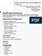 Currículo A4 Simples Preto PDF