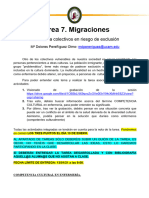 Tarea 7. Migraciones. COLECTIVOS EN RIESGO DE EXCLUSIÓN
