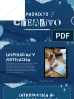 Presentación Proyecto Creativo Moderno Azul