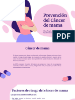 Prevención Del Cáncer de Mama
