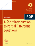 (CMS - CAIMS Books in Mathematics 11) Arian Novruzi - A Short Introduction To Partial Differential Equations-Springer Nature Switzerland (2023)