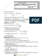 Devoir de Contrôle N°1 - Math - Bac Informatique (2017-2018) MR Houssem Chaabane 2