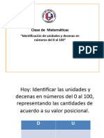 Identificar Unidades y Decenas