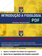 Aula 1 - Introdução A Fisiologia