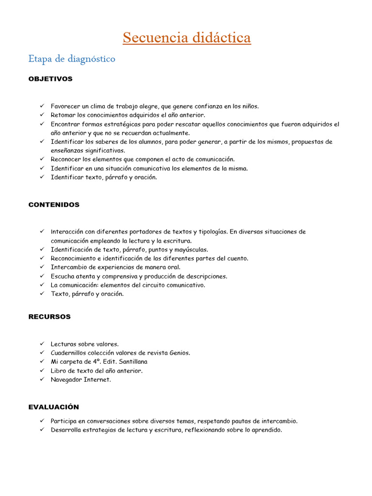 Secuencia Didáctica de Lengua 5to Grado | PDF | Adjetivo | Sustantivo