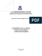 A Noticia Faz A Cena Noticiario Jornalistico e Telenovela