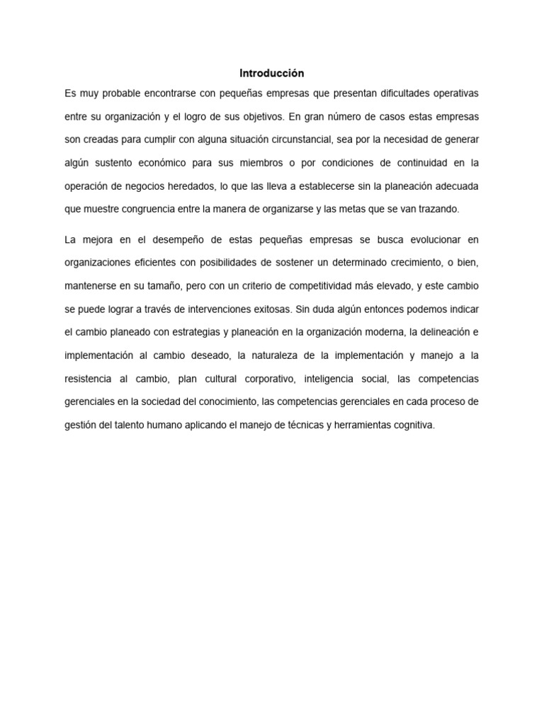 Estrategias para el Cambio Organizacional | PDF | Gestión de recursos ...