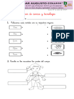 Examen de 1° grado- I B imestre-ciencia