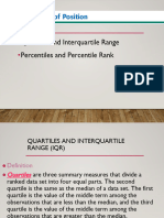 Quartiles and Interquartile Range