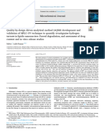 AQbD development and validation of HPLC–UV