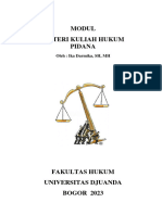 Modul Hukum Pidana Lengkap