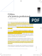 BINDER - Critica A La Justicia Profesional (Infojus)