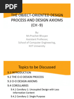 ch-9 Oosd The Object-Oriented Design Process and Design Axioms