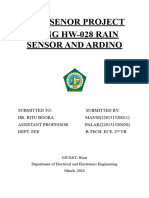 Rain Sensor Circuit