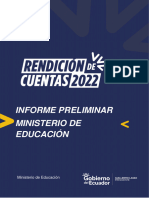 Informe Narrativo Rendicion Cuentas MINEDUC 2022 Preliminar