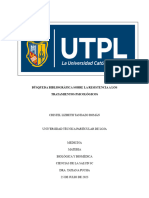 Búsqueda Bibliográfica Sobre La Resistencia A Los Tratamientos Psicológicos