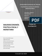 Politica Fiscal y Monetaria