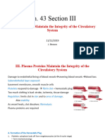 CH 43 Platelets Coagulation & Fibrinolysis