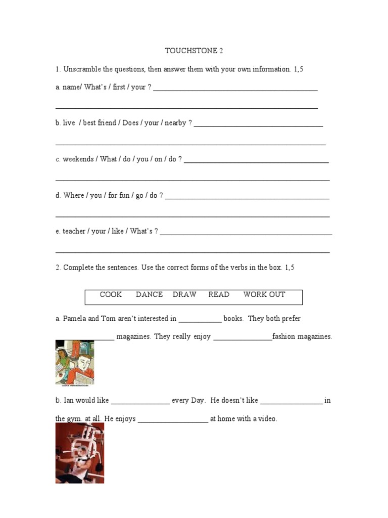 Cambridge touchstone 2 image