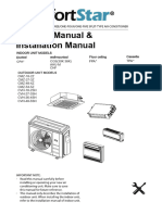 Multi Zone ODU Owners Manual Installation Manual