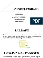 Funciones Del Parrafo