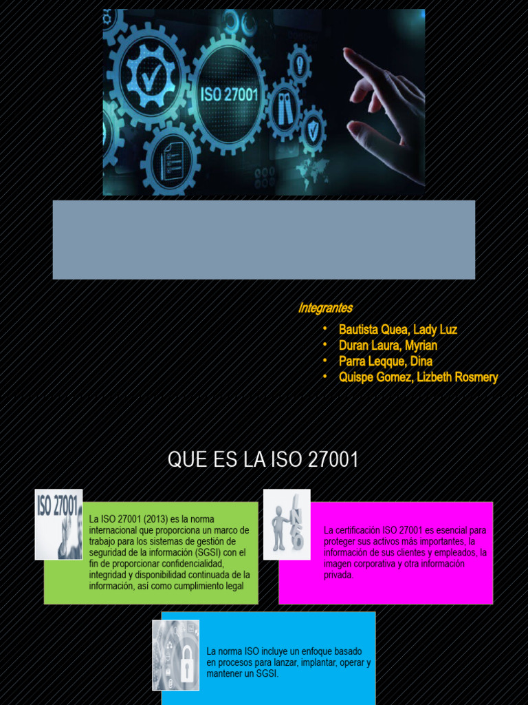 Iso 27001 | PDF | Seguridad de información | La seguridad informática