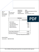 Salary Slip Groud D SJ&G