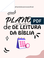 Plano de Leitura Da Biblia PDF