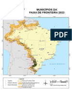 Municipios Da Faixa de Fronteira 2022