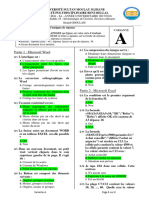 Examen A - Correction