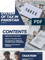 Lecture 2 System of Tax in Pakistan