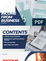 Lecture 7 & 8 - Income From Business