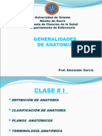 Clase 1 de Anatomia