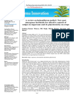 A Review On Halosulfuron Methyl: New Post Emergence Herbicide For Effective Control of Sedges in Sugarcane and Its Phytotoxicity On Crops