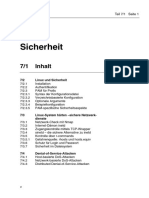 Teil 7: Sicherheit: 7/1 Inhalt