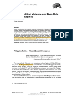 Peter Kreuzer - Private Political Violence and Boss-Rule in the Philippines