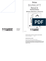 Manual de Instrucciones Gruas Sunlift