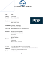 201163325 Project on Larsen and Toubro (1)