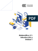 Guía de Aprendizaje Unidad 1 - Matemática - 2.1