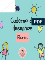 Caderno de Desenhos - Flores