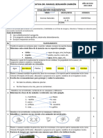 Evaluación Diagnóstica 5to Ciencias Naturales Con Indicadores de Logro