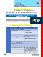 Matriz de Análisis Lector - Primera Lectura - Tarea