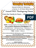 Thanksgiving Community Dinner 11