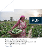 Technical Guidance For Monitoring, Evaluation, and Reporting For Emergency Activities