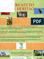 Threats To Our Heritage