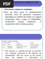 Electronic Commerce Topologies